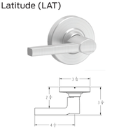 Schlage Latitude LAT electrified storeroom cylindrical lock lever