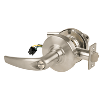 Schlage ND44S-ATH Cylindrical Hospital Privacy Lock, Athens Lever, Non-Keyed, US15-619 Satin Nickel