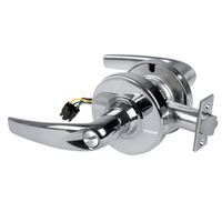 Schlage ND44S-ATH Cylindrical Hospital Privacy Lock, Athens Lever, Non-Keyed, US26-625 Bright Chrome