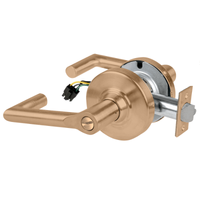 Schlage ND44S-BRK Cylindrical Hospital Privacy Lock, Boardwalk Lever, Non-Keyed, US10-612 Satin Bronze