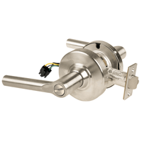 Schlage ND44S-BRW Cylindrical Hospital Privacy Lock, Broadway Lever, Non-Keyed, US15-619 Satin Nickel