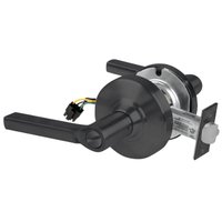 Schlage ND44S-LAT Cylindrical Hospital Privacy Lock, Latitude Lever, Non-Keyed, US19-622 Matte Black