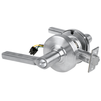 Schlage ND44S-LAT Cylindrical Hospital Privacy Lock, Latitude Lever, Non-Keyed, US26D-626 Satin Chrome