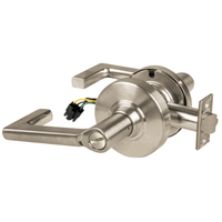 Schlage ND44S-LON Cylindrical Hospital Privacy Lock, Longitude Lever, Non-Keyed, US15-619 Satin Nickel