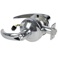Schlage ND44S-OME Cylindrical Hospital Privacy Lock, Omega Lever, Non-Keyed, US26-625 Bright Chrome