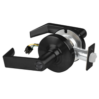Schlage ND44S-RHO Cylindrical Hospital Privacy Lock, Rhodes Lever, Non-Keyed, US19-622 Matte Black