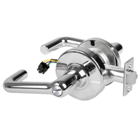 Schlage ND44S-TLR Cylindrical Hospital Privacy Lock, Tubular Lever, Non-Keyed, US26-625 Bright Chrome