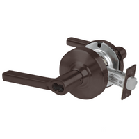 Schlage ND70BD-LAT 613 cylindrical classroom lock with Latitude lever, dark bronze finish, latch and rose