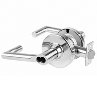 Schlage ND70JD-BRK classroom cylindrical lock, Boardwalk lever, 625 bright chrome, less core