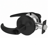 Schlage ND70JD-OME-622 classroom cylindrical lock, matte black Omega lever with latch, less core