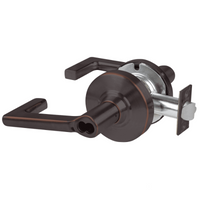 Schlage ND80BD-LON 643E storeroom lock with Longitude lever, dark bronze finish, SFIC less core prep