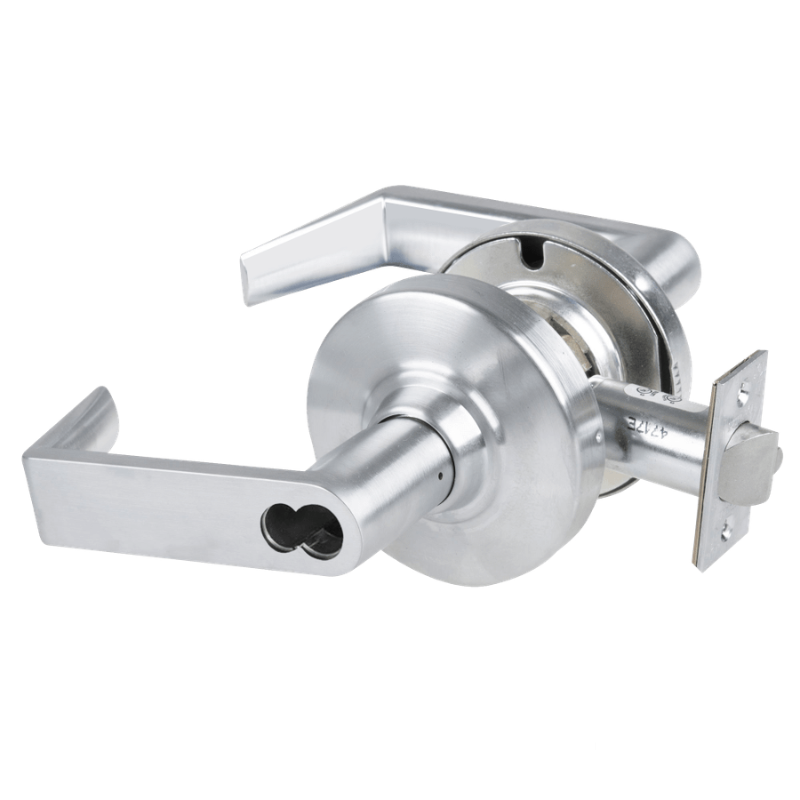 Schlage ND80BD-RHO Cylindrical Storeroom Lock, Rhodes Lever, SFIC Prep Less Core
