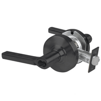 Schlage ND80JD-LAT 622 storeroom cylindrical lock, matte black Latitude lever with latch, less core