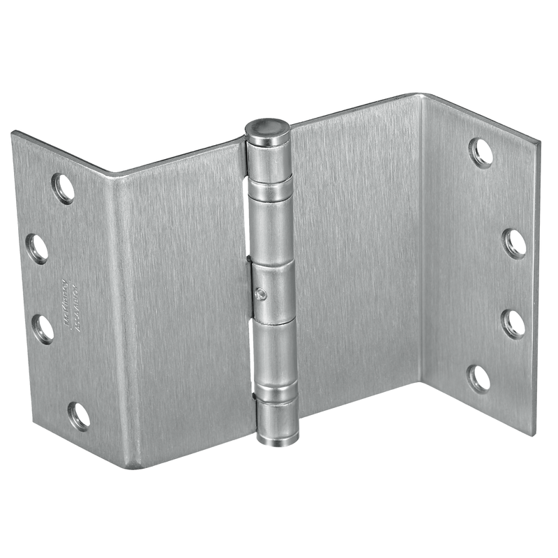 McKinney TA2895-5-US26D Full Mortise Swing Clear Bearing Hinge, Standard weight, 5" Reversible, Square Corner, 626 Satin Chrome Finish