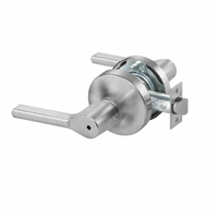 Accentra TB4702LN626 Reflections lever privacy lockset, satin chrome 626 finish with push-button lock