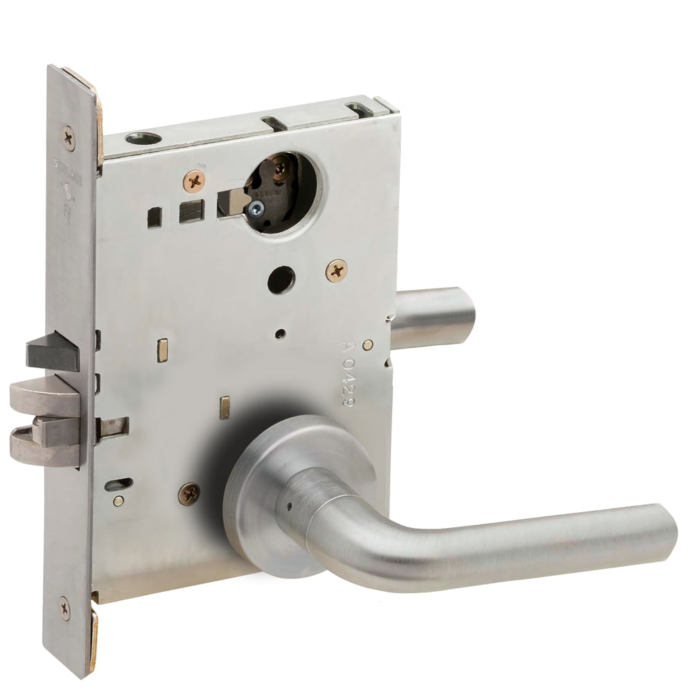 Schlage L9080L 02A Storeroom Mortise Lock, 02 Lever, A Rose