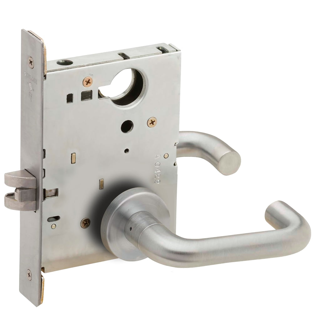 Schlage L9010-03A Passage Latch Mortise Lock, 03 Lever, A Rose