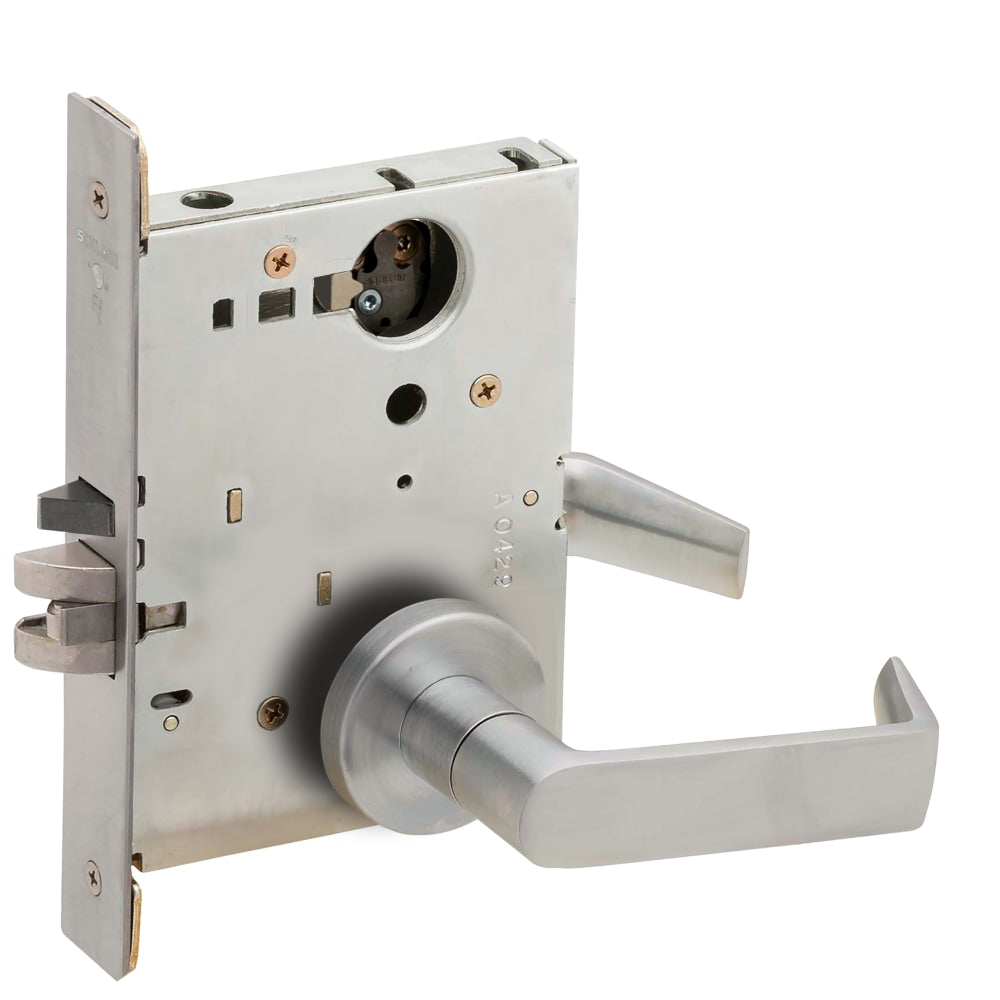 Schlage L9070L 06A Classroom Mortise Lock, 06 Lever, A Rose