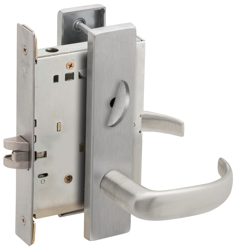Schlage L9040-17L-L583-363 Bed Bathroom Privacy Mortise Lock, ADA Thumbturn
