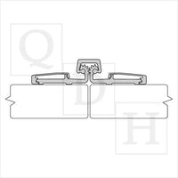 Hager Roton 780-057HD Full Surface Heavy Duty Continuous Geared Hinge - 83"