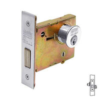 Corbin Russwin DL4113 Mortise Deadlock Single Cylinder 625-bright-chromium-plated