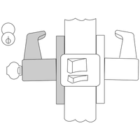 Corbin Russwin UT5257 Pre-Assembled Unit Lockset Storeroom or Closet Function, Conventional Cylinder L4 Ked Random