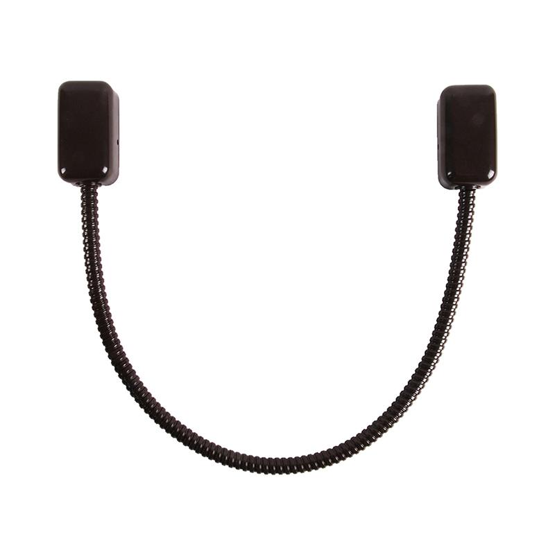 Keedex K-DL38B24 Lock Sets 24in Armored Door Loop 3/8in Conduit, Dark Brown