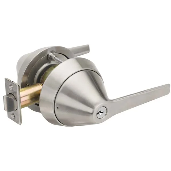 Marks USA Life Saver 195SSF Anti-Ligature Lever Storeroom Cylindrical Lockset Schlage C fixed core Stainless Steel