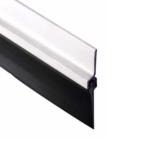 Pemko 307AV Vinyl Door Sweep Mill Finish Aluminum