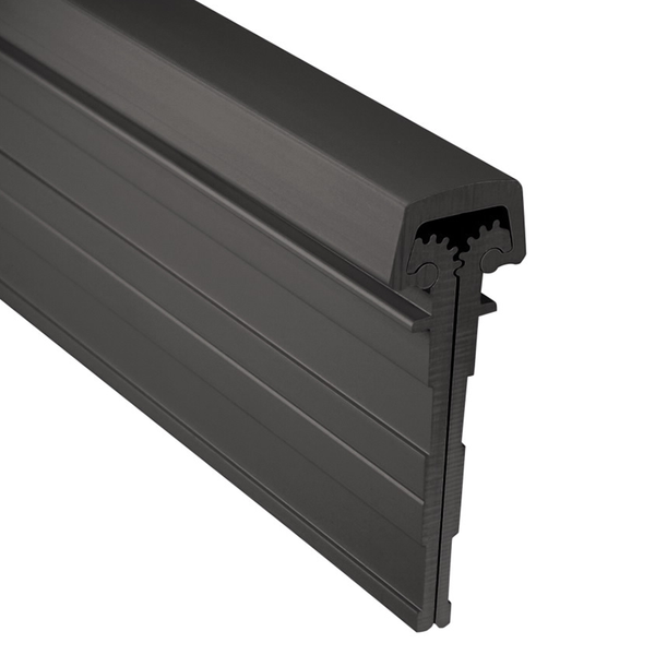 Pemko DFM83SLF Full-Mortise Short Leaf Flush Continuous Geared Hinge Dark Bronze Anodized