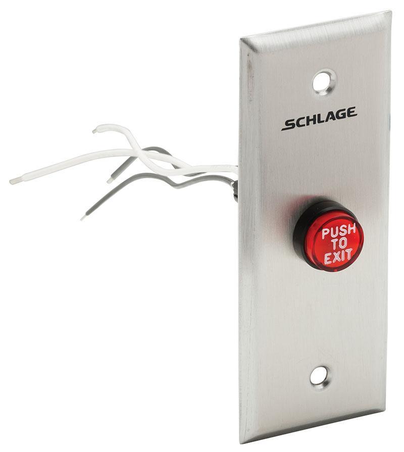 Schlage Electronics 701RD EX NS 5/8" Button
