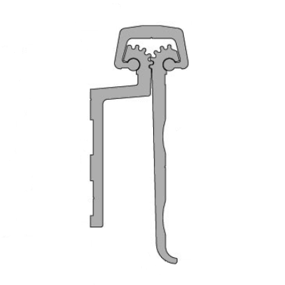 Pemko CFM85HD1HT Hospital Tip Full-Mortise Heavy Duty Continuous Geared Hinge in Clear Anodized Finish - 85"