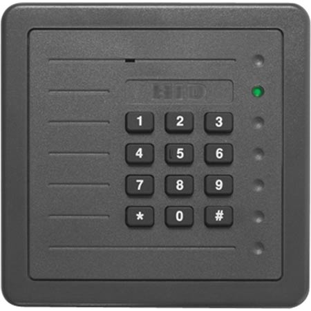 HID 5355AGK09 ProxPro with Wiegand output, Keypad and Terminal Strip,