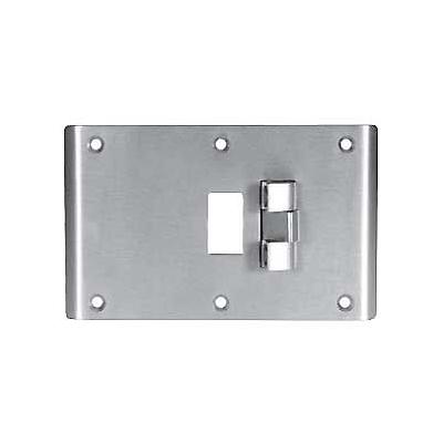 McKinney CSS-9 Combination Strike and Stop Center Hung, Select Strike Size, US26D/626 Brushed Chrome Finish