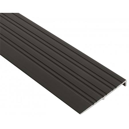 NGP 654DKB Ramp Saddle Threshold 4" Width, 1/2" Height, Barrier Free Dark Bronze Aluminum