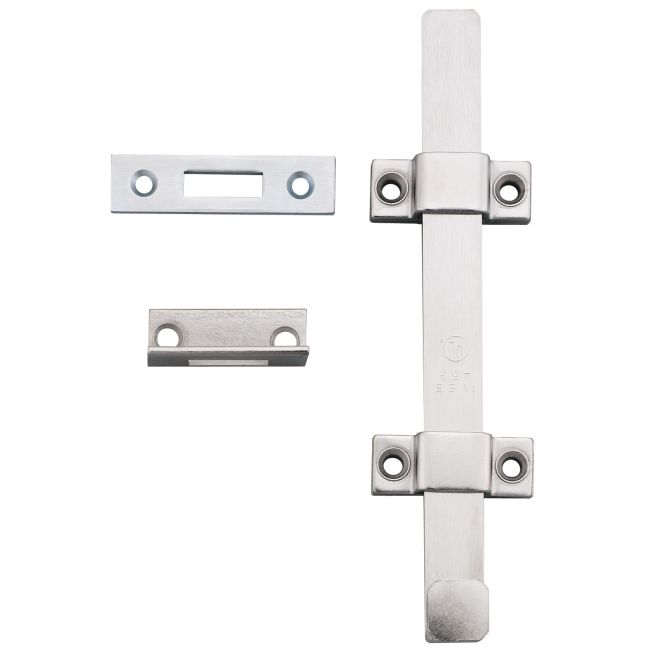 Ives SB453 8 TB US10 Surface Bolt, 8", Satin Bronze