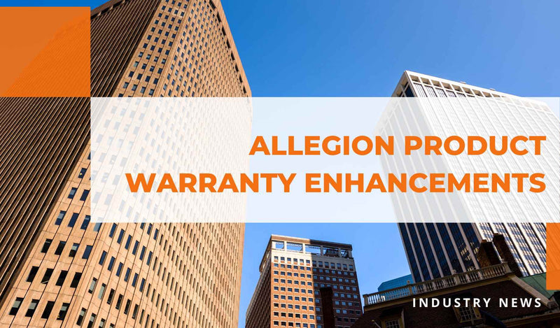 Allegion Product Warranty Enhancements