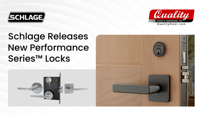 Schlage Expands Commercial Door Hardware Line with New Performance Series™ Locks