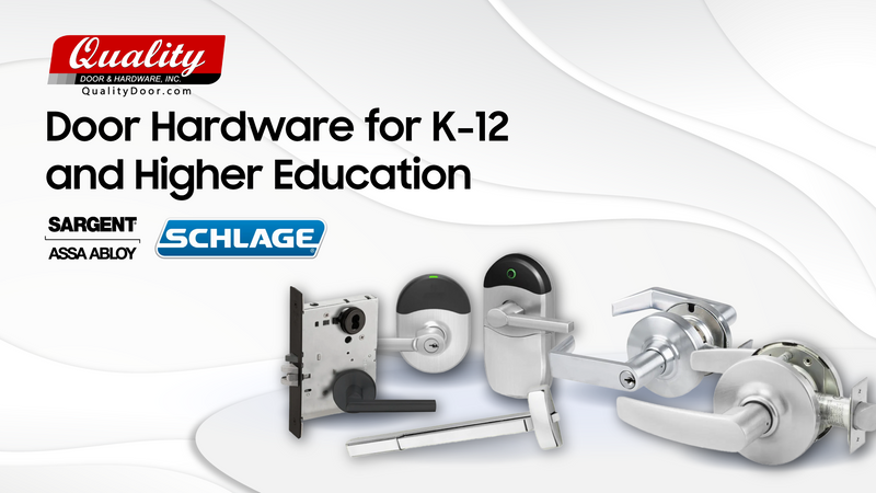 Security and Safety: The Latest in Door Hardware for K-12 and Higher Education