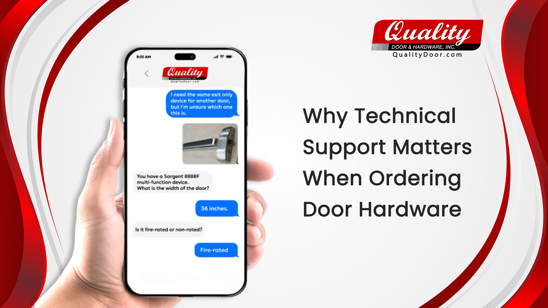 Why Technical Support Matters When Ordering Door Hardware