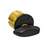 Schlage 09900118 Thumb Turn Cylinders, 1-1/8 - US19-622 Matte Black