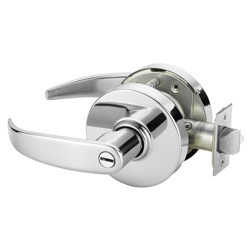 Sargent 10XU65-LP-US26 Cylindrical Privacy/Bathroom Function Lever Lockset