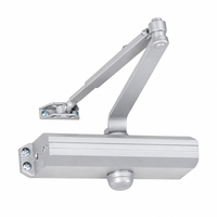 Accentra (Yale) 1104BC-SNB surface mounted non-hold open door closer, Size 4, satin nickel finish