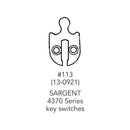 113 Corbin Russwin Clover Cam