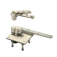 Rixson 117-1/2 P heavy weight offset pivot set, 3/4" offset top and bottom pivots, satin finish