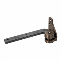 Rixson 117 1/4-LTP Bottom 3/4" Offset Pivot, Less Top Pivot, US10B-613 Dark Oxidized Bronze