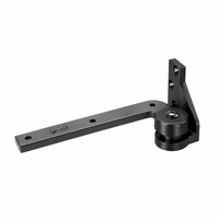 Rixson 117 1/4-LTP Bottom 3/4" Offset Pivot, Less Top Pivot, US19-622 Matte Black