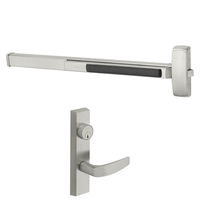 Sargent 12-55-8813-F-ETB Fire Rated Rim Exit Device, Classroom Function, Request To Exit, For 33-36 Inch Width Door, Less Dogging, US32D-630 Satin Stainless Steel