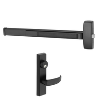 Sargent 12-55-8813-G-ETP Fire Rated Rim Exit Device, Classroom Function, Request To Exit, For 43-48 Inch Width Door, Less Dogging, BSP Black Suede Powder Coat