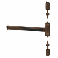 Sargent 12-8715E-84 Fire Rated Surface Vertical Rod Exit Device, Exit Only, 32" Device, 84" Door Height, Less Trim, Less Dogging — US10BL-614 Oxidized Satin Bronze, LHR Left Hand Reverse